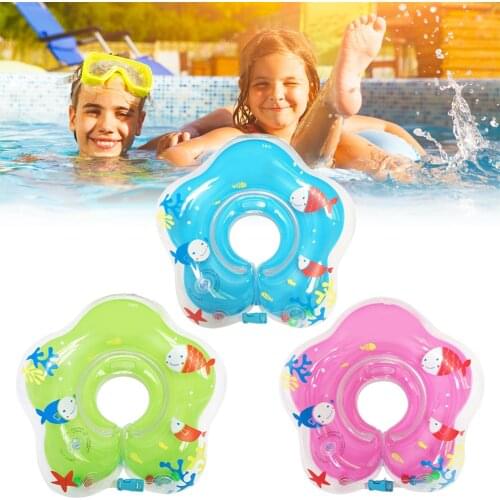 New Baby Swimming Ring Swim Trainer Newborn Baby Kid Summer Outdoor Beach Water Bath Toy Swimming Pool Accessories