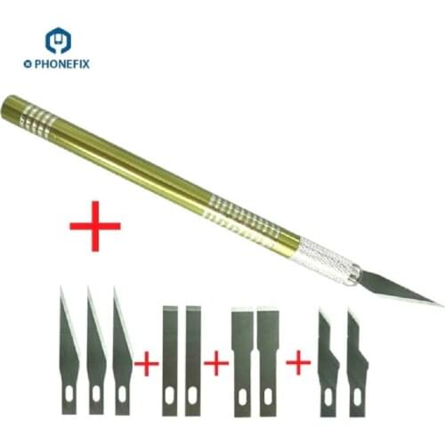 Phone PCB BGA Chip Repair Cutting Knife Wood Paper Cutter Engraving Knife for iPhone A9 A10 A11 CPU Repair Hand Tools