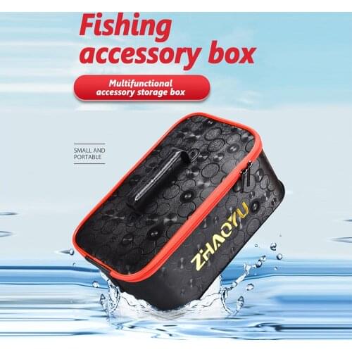 Outdoor Fishing Line Wheel Bait Bag Waterproof Multifunctional Portable Storage Boxes Camping Travel Thickness Organzier X477G