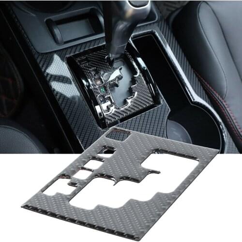 Carbon Fiber Console Gear Shift Panel Frame Cover Trim for Toyota 4Runner 2010-2020 Accessory