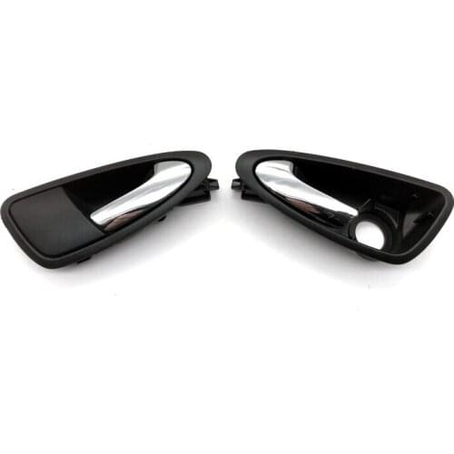 Left / Right Black Door Handles Auto Inner Door Handles ABS 6J0837113A 6J1837113A Car Interior for SEAT Ibiza 2009-2012 GW