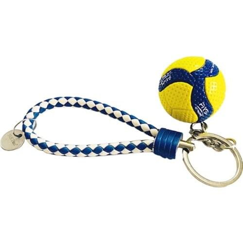 Mini Volleyball Keychain,Bag Decorations ,Prize Gift for Volleyball Players Men Women Kids Students Athlete ,Birthday Christmas