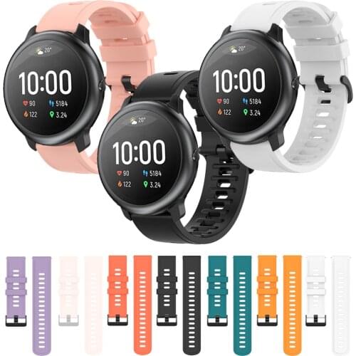 Sport Silicone Watchband Strap for Xiaomi Haylou Solar LS05 Smart Watch Bracelet Fashion Replacement Wristband for Solar LS05