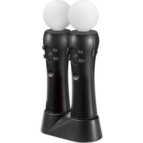 Dual Charger Charging Dock Station Stand Holder Base For S ony Play Station PS4 VR Move PSVR PS 4 Controller Accessories