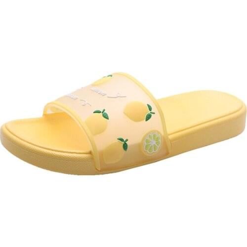 2020 Hot Sale Women Shoes Summer Slippers Cute Fruit Flat Flip Flops Slides Home Shoes Woman Chaussure Femme sandalias mujer