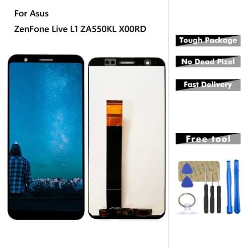 For Asus ZenFone Live L1 ZA550KL X00RD LCD Display Touch Screen Digitizer Replacement Panel Glass Assembly With Tools