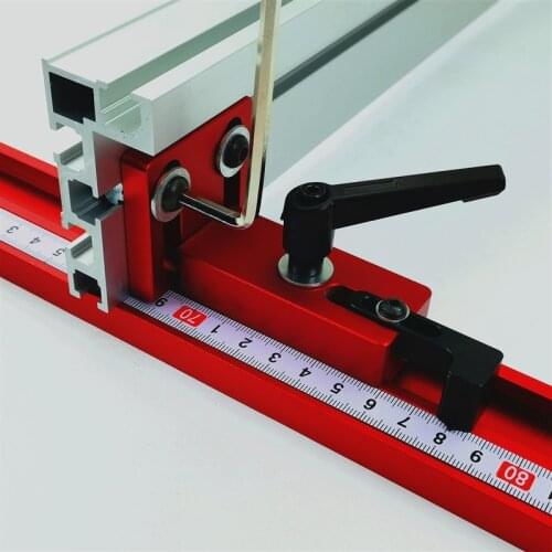 35/45 T-Slot Track Stop Sliding Miter Gauge Connector Rail Retainer Chute Locator for Milling Woodworking
