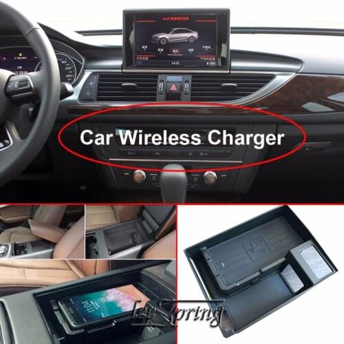 Car Wireless Charger for Audi A6L A7 wireless charging standard WPC Qi 1.2