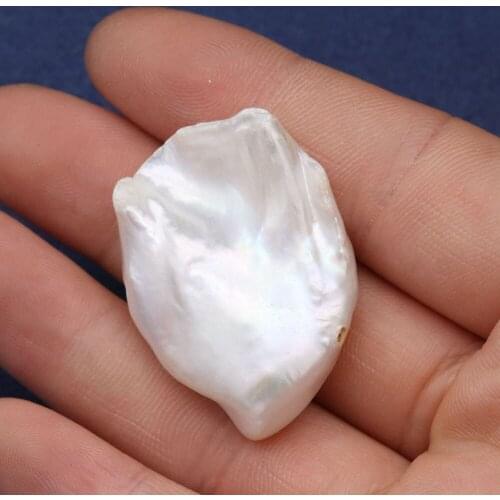 Baroque Tail Pearl Irregular No Space For Jewelry Making DIY Necklace Bracelets Pink /Purple 25-35mm