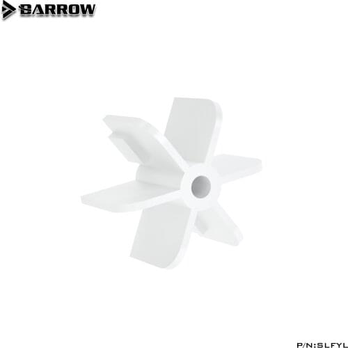 Barrow water cooler PC flow meter white impeller,apply to replace the original flow meter color wheel SLFYL computer accessories