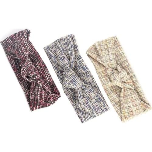 Colorful Knotted Vintage Hair Bands Travel Cross Cute Women Hair Accessories Sweat Wide Headband Bohemian Lady Casual Turban