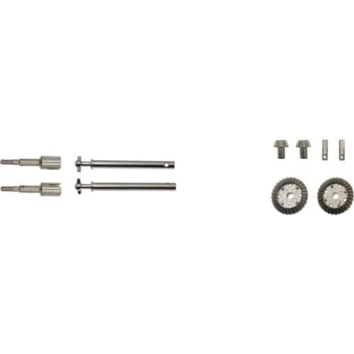 For MN86S MN86 MN86KS MN86K MN G500 Metal Front Drive Shaft Wheel Axle Cup & Metal Bridge Axle Gear Set