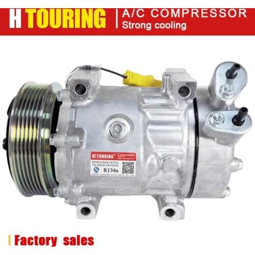 7V16 compressor For PEUGEOT 406 607 807 For CITROEN C5 C8 Xsara 6453NL 6453NK 6453YJ 6453TH 6453SE 6453TG 9659232180 96554216