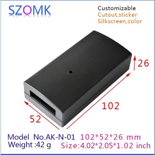 Instrument housing case pcb enclosure (6 pcs) 102*52*26mm electrical junction box control box, electronic project box