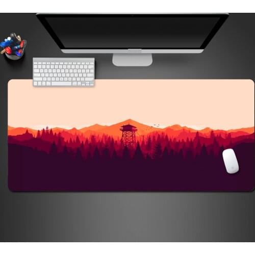 Hot Retro Sunset Scenery Mouse Pad High Quality Best-Selling Natural Creative Cool Anti-Slip Game Rubber Washable XXL Table Mat