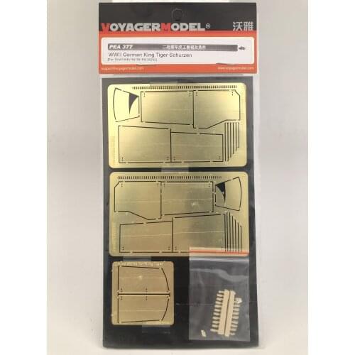 Voyager 1/35 PEA377 WWII German King Tiger Schurzen For TAMIYA Upgrade Kit