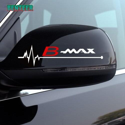 2pcs/lot Decal Sticker Car rearview mirror sticker For Ford Bmax B-max Car Accessories