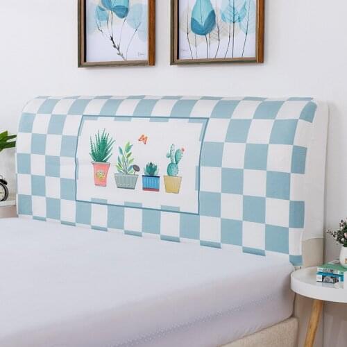 Simple Modern Elastic All-inclusive Bed Cover European Solid Wood Bed Cover Dust Cover 1.5 M 1.8 M Bed Protection Cover Fitted