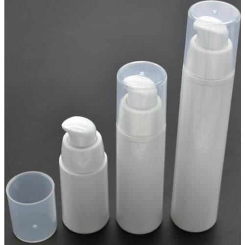 10pcs 15ml 30ml 50ml Empty Plastic Lotion Sub-Bottling With PP Vacuum Pump Serum Bottles Refillable Cream Airless Bottle