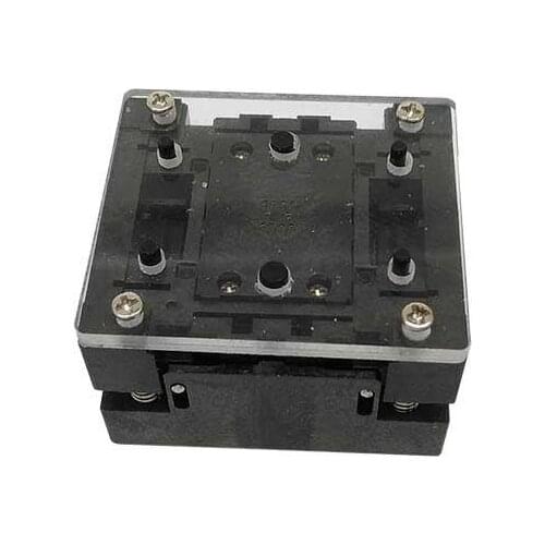 DFN8 QFN8 WSON8 Open Top burn in socket Pogo Pin IC Test Socket Pitch 0.8mm Chip Size 4x3 Flash Adapter Programming Socket