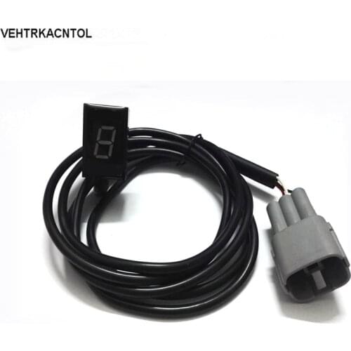 VEHTRKACNTOL Ecu Plug Mount 1-6 Level Gear Indicator For Suzuki DL650 GSF650 GSF1250 GSXR600 GSXR750 DL1000 GSX Boulevard C50