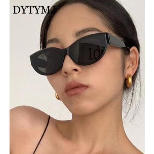 DYTYMJ Vintage Cat Eye Sunglasses Women Gradient Shades for Women 2021 Luxury Brand Cat Eye Sunglasses Retro Gafas De Sol Mujer