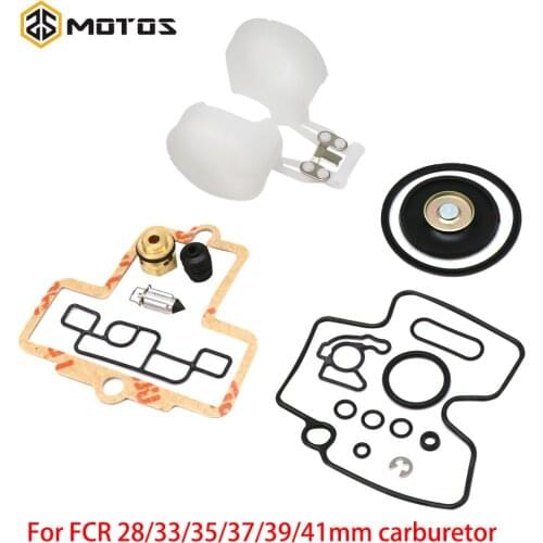 ZS MOTOS Carburetor Rebuild Kit For Keihin FCR Inclined Body 39 41 Engines Chainsaw Engine Repair Set FCR Carburetor Repair Kit