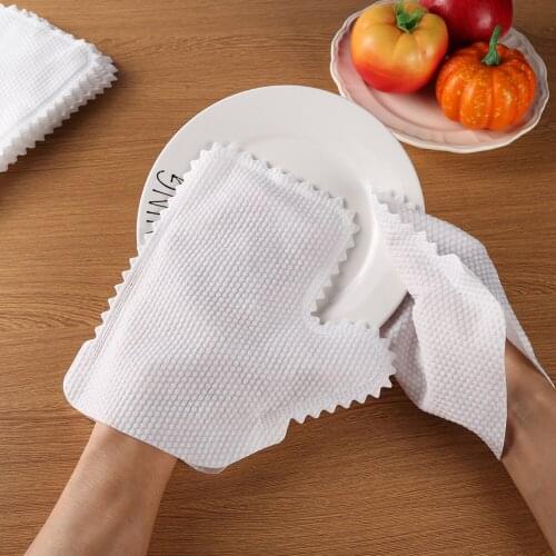 10/20pcs Diamond-shape Cleaning Duster Gloves Multifunction Dish Washing Gloves Household Grooves Kitchenware Dishwashing Tools