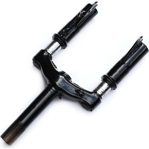 10 inch Front Suspension Fork For Brake Disc Alloy Steel Holder motorcycle MTB Bicycle Electric Scooter Front Tube Shock