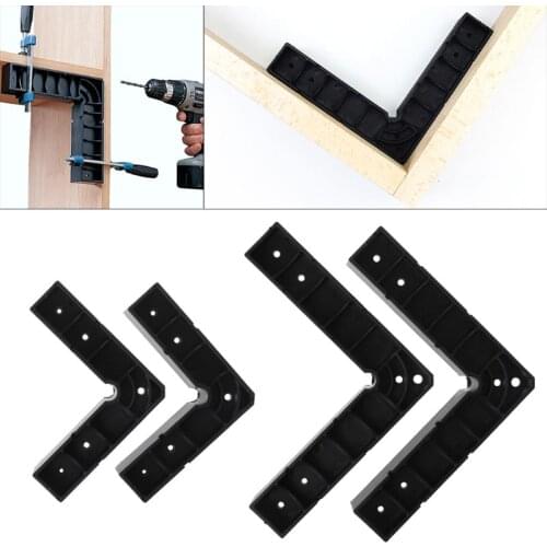 2 pcs Woodworking Right Angle Locators Fixed Positioning Block Carpentry Clamp Assist Tool