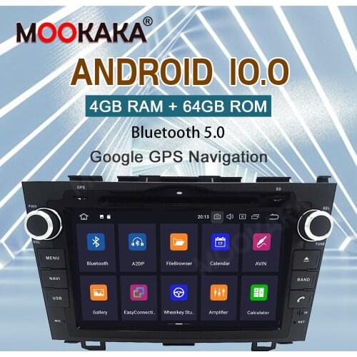 64GB DSP Carplay 2006 2007 2008 2009 2010 2011 For Honda CRV Android 10 Player GPS Auto Audio Stereo Radio Recorder BT Head Unit