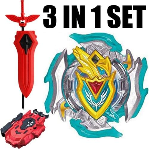 B-111 03 RARE Zet / Z Achilles Burst Spinning Top BOOSTER W/ NEW Sword LR Launcher