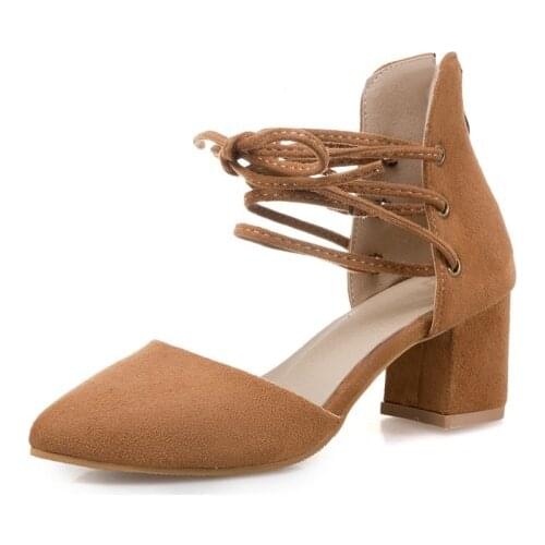 Big Size 11 12 13 14 15 high heels sandals women shoes woman summer ladies Roman sandals with cross straps