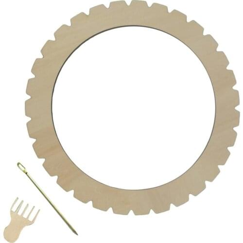 Kids Round Knitting Loom Board Kit nitter Handheld Weaving Tool Set