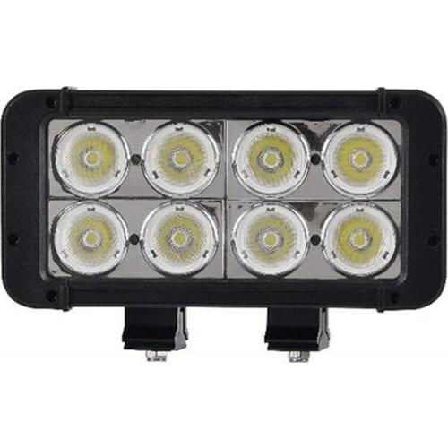 Double Rows 8 Inch 8LEDS 80w LED Bar LED Light Bar for Car Tractor Boat OffRoad Off Road 4WD 4x4 Truck SUV ATV Driving 12V 24V