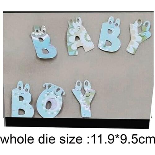 Baby boy Metal Cutting Dies Decorative Scrapbooking 2020 new Craft Die Cut Embossing Paper Cards cutter Stencils