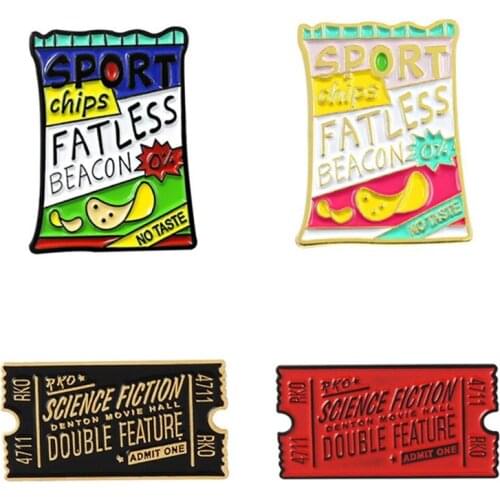 Fashion Brooches For Women Enamel Badges Lapel Pins Metal Decorative Accessories On Backpack Gothic Brooch Letter For Clothes