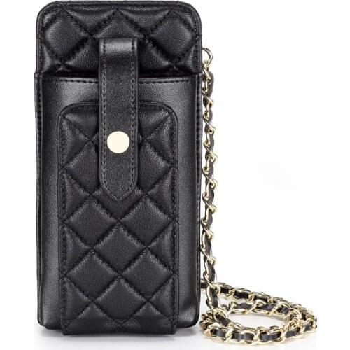 Fashion Small Crossbody Bags Women Mini Sheepskin Leather Shoulder Messenger Bag Ladies Phone Purse Zipper Flap