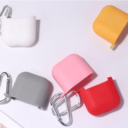 Soft Silicone Candy Case for Apple Airpods Shockproof Cover for Apple AirPods Earphone Cases for Air Pods Protector Case Cover