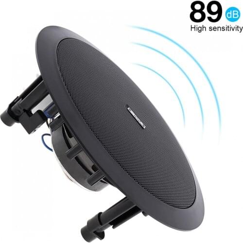 15W Wall-mounted High Sensitivity Ceiling Speaker background Music System 3D stereo sound Soundbar TV speakers Public Broadcast