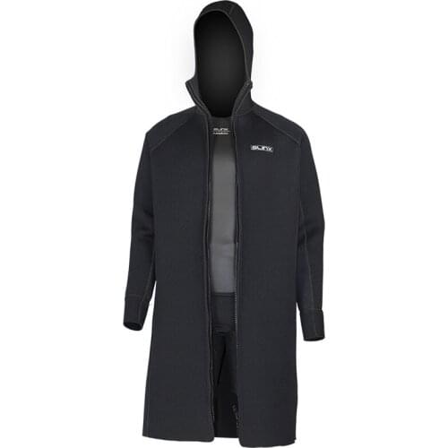 Neoprene Hiking jacket mens windbreaker winter outdoor Long thermal coat waterproof windproof mountaineering Softshell jacket