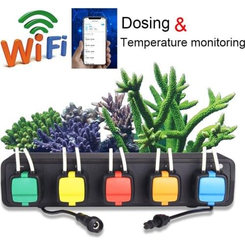 Kamoer X5S WiFi program programable peristaltic pump saltwater marine coral reef aquarium fish tank dosing pumps