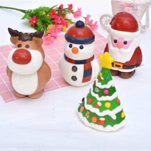 Christmas Squishies Kawaii Cute Squishy Slow Rising Squeeze Toy Collection Cute Gift