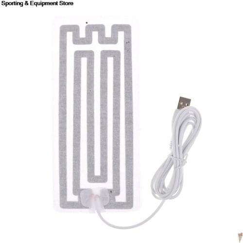 1pc 8*18CM USB Heating Element Film Heater Heated Insoles Winter Outdoor Sport Ski Heating Insoles Keep Warm for Men Women Shoes