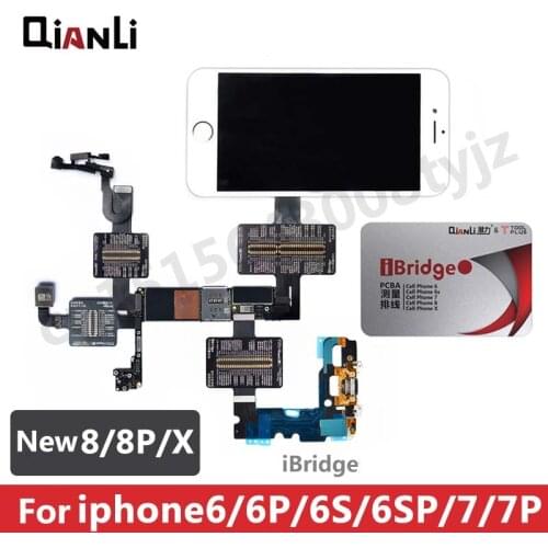 Qianli Ibridge Fpc Test Cable Motherboard Pin Resistance Voltage Signal Test Extension Line For Iphone 6 6s 7 7p 8 8p X Repair