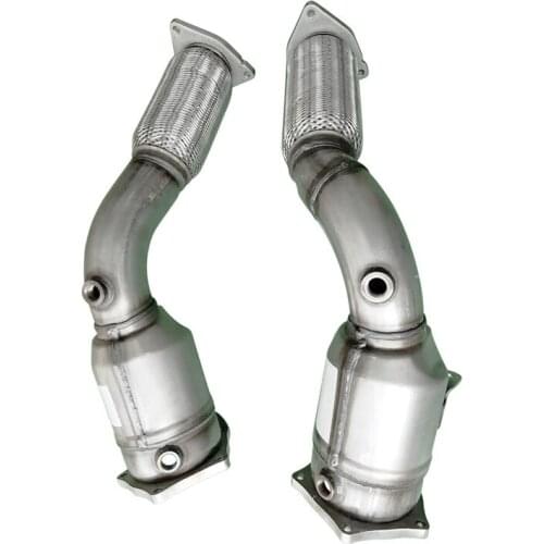 Three Way Catalytic Converter Shell for Porsche Cayenne Turbo 4.5L V8 Gas Catalytic Cleaner 955113021BX 955113022BX