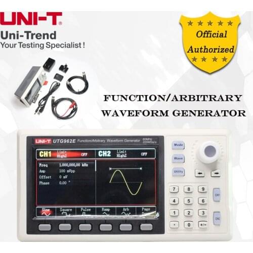 UNI-T UTG962E/932E Function/Arbitrary Waveform Generator; dual-channel mini signal source