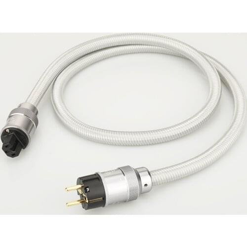 KRELL High Quality Pure Copper CRYO-156 Power Plug HIFI EU Schuko AC power cable HIFI AC Power Cord Cable