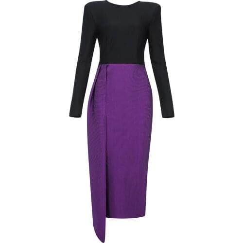 Women Dress Elegant Party Club Sexy Bandage Sexy Autumn Winter Party Elegant Pencil Dress Ladies Clothing