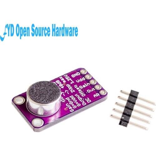 1pcs MAX9814 Microphone AGC Amplifier Board Module Auto Gain Control for Programmable Attack and Release Ratio Low THD